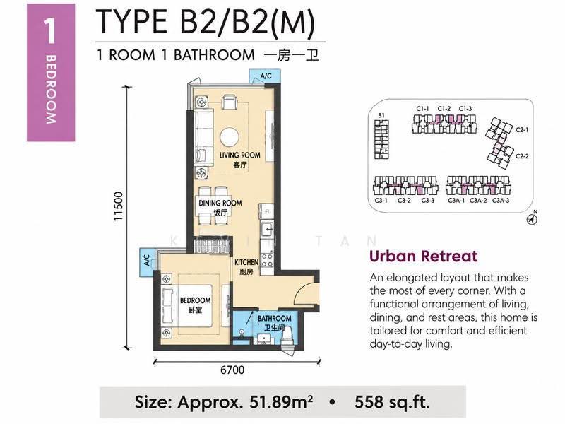 Pangsapuri untuk Dijual di R&F Princess Cove Phase 3-New Casa Suites oleh Kevin Tan - iProperty.com.my