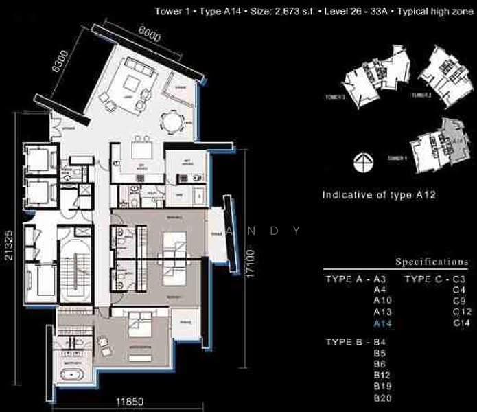 Condominium for Sale in Condominium @ The Troika by Mr Andy - iProperty.com.my