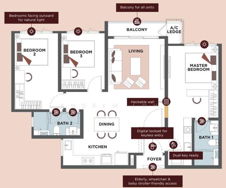 Kediaman Servis untuk Dijual di Sunway Velocity 3 oleh Andrew Loh - iProperty.com.my