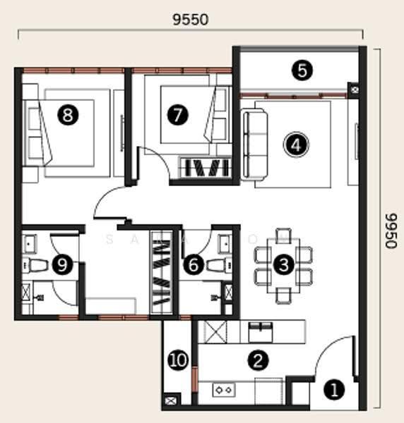 Kediaman Servis untuk Disewa di Millerz Square Serviced Residence oleh Sara Low - iProperty.com.my