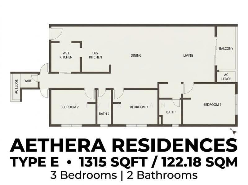 Kediaman Servis untuk Dijual di Aethera Residences oleh Kevin Tan - iProperty.com.my