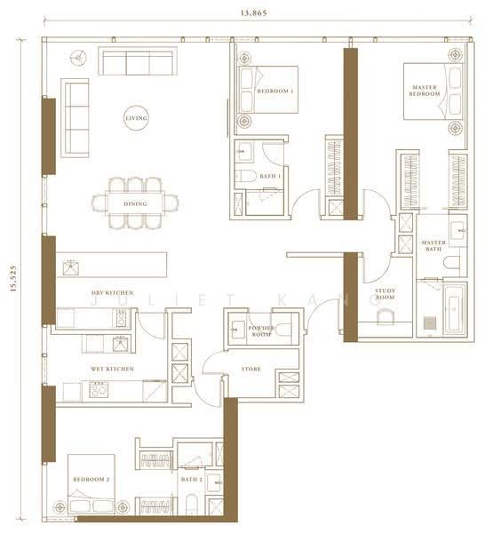 Service Residence for Rent in Regent Suites @ Pavilion Damansara Heights by Juliet Kang - iProperty.com.my