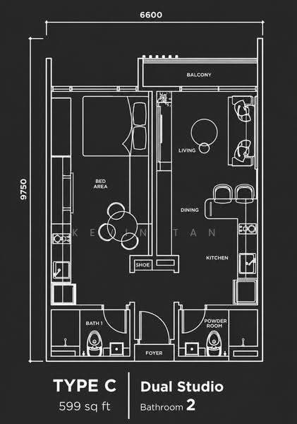 Kediaman Servis untuk Dijual di Summer Suites - Residensi Bukit Meldrum oleh Kevin Tan - iProperty.com.my