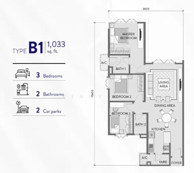 Service Residence for Sale in Kota Semarak - Padang Residences by Kenny YL - iProperty.com.my