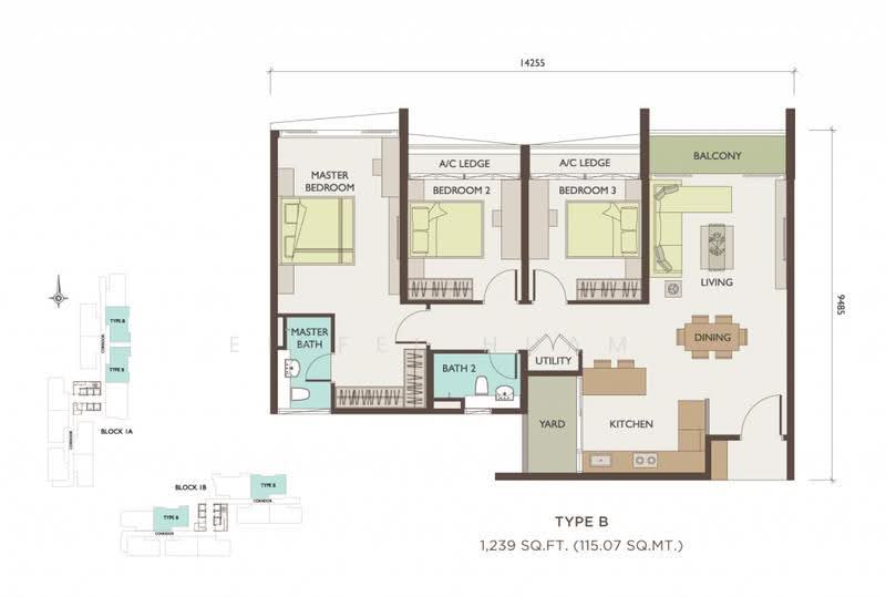 Condominium for Sale in Setia Sky Ville by Eiffel Huam - iProperty.com.my