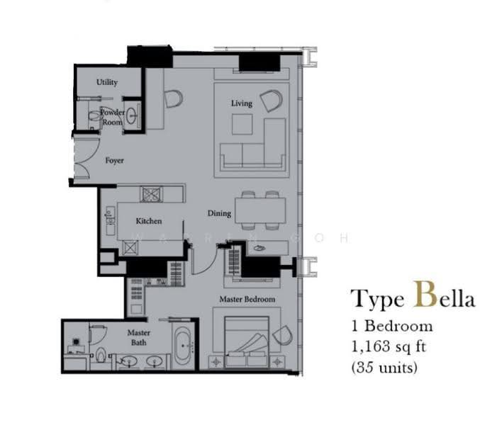 Kediaman Servis untuk Disewa di The Ritz-Carlton Residences oleh Warren Goh - iProperty.com.my