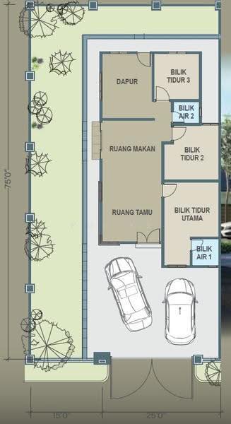 Rumah Berkembar untuk Disewa di Kampung Kuala Nal, Kuala Krai oleh Pui KS - Kitchen - iProperty.com.my