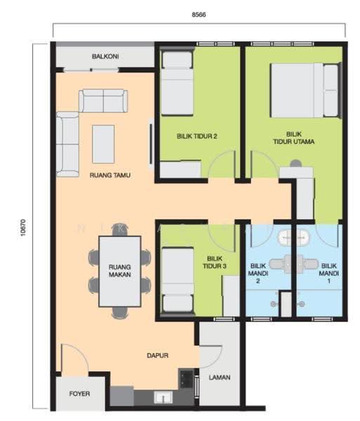 Apartment for Sale in Kita Ria @ Cybersouth by NIK ASYRAF NS - iProperty.com.my