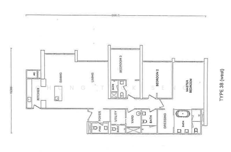 Kediaman Servis untuk Dijual di Quadro Residences oleh Chong Teck Seng - Kitchen - iProperty.com.my