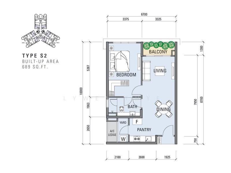 Kediaman Servis untuk Dijual di Teega Suites oleh Lywen Thye - iProperty.com.my