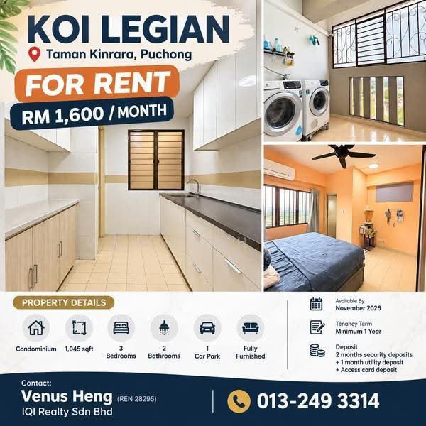 Condominium for Rent in Koi Legian by Venus Heng - iProperty.com.my