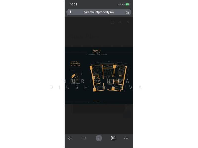 Kediaman Servis untuk Dijual di The Atrium oleh Nurianna Diushebaeva - iProperty.com.my