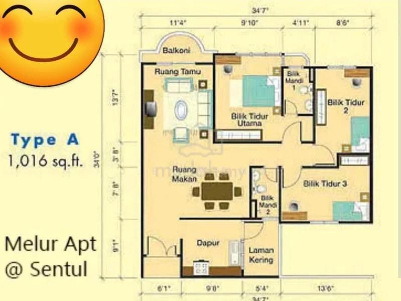Apartment for Rent in Melur Apartment by J.E. Wong - iProperty.com.my