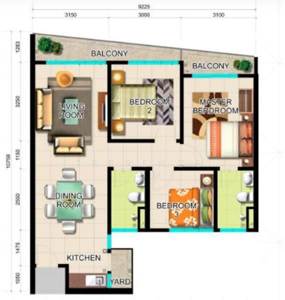 Apartment for Rent in One 49 Residence by Terrence Lam - iProperty.com.my