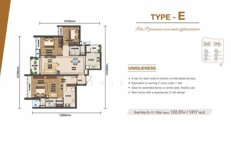 Kondominium untuk Dijual di R&F Princess Cove Phase 2-Seine Region oleh Genieve - iProperty.com.my