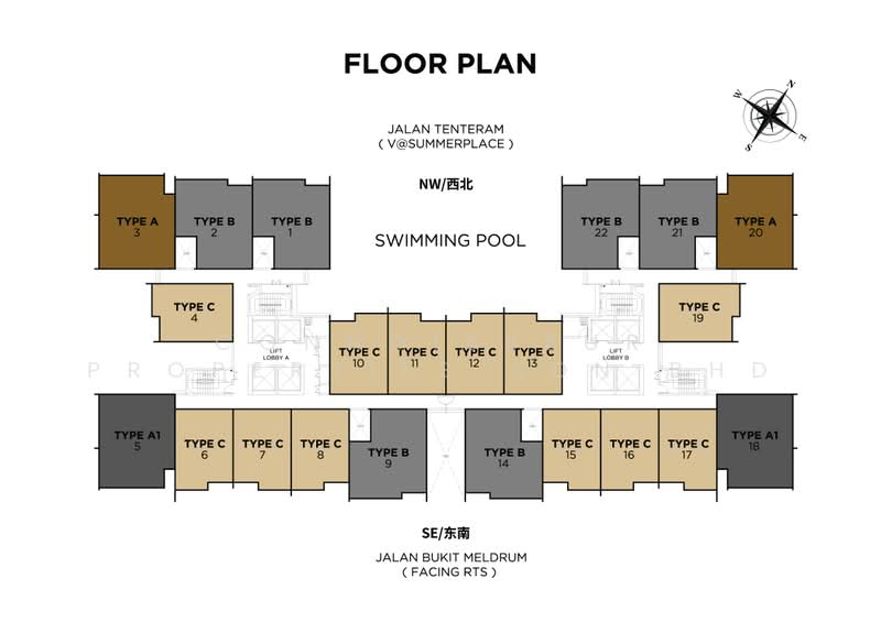 Service Residence for Sale in Summer Suites - Residensi Bukit Meldrum by Connoisseur Properties Sdn Bhd - iProperty.com.my