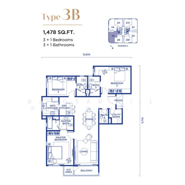 Condominium untuk Dijual di Bangsar Hill Park oleh Bangsar Hill Park Development Sdn Bhd - iProperty.com.my