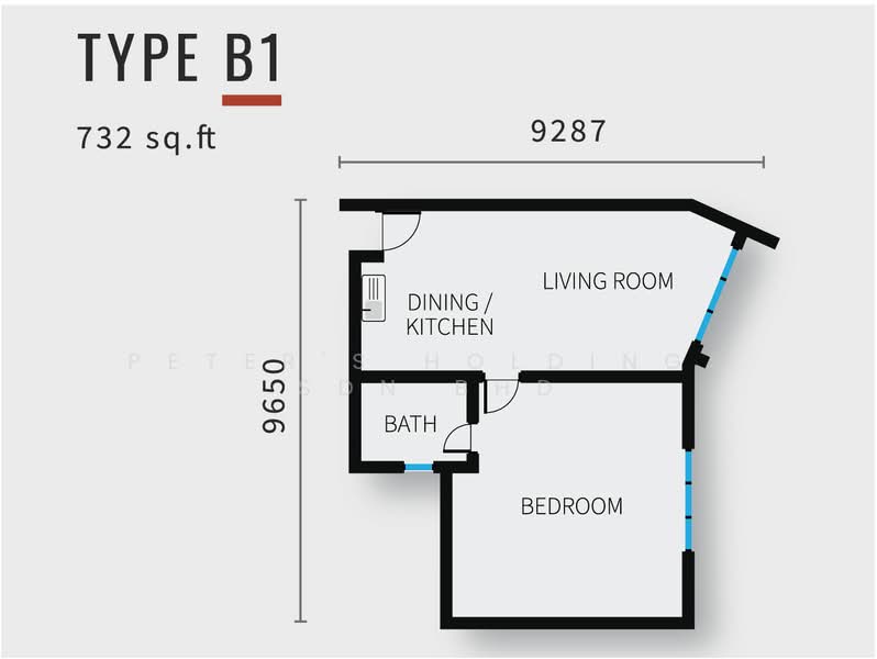 Service Residence untuk Dijual di Cherita oleh Peter's Holdings Sdn Bhd - iProperty.com.my