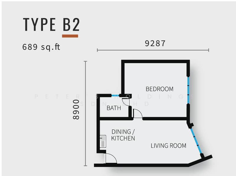 Service Residence untuk Dijual di Cherita oleh Peter's Holdings Sdn Bhd - iProperty.com.my