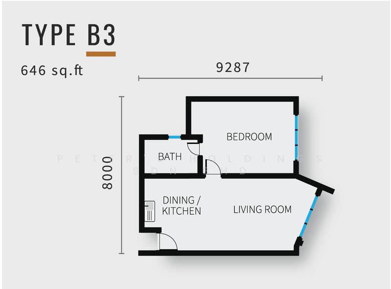 Service Residence untuk Dijual di Cherita oleh Peter's Holdings Sdn Bhd - iProperty.com.my