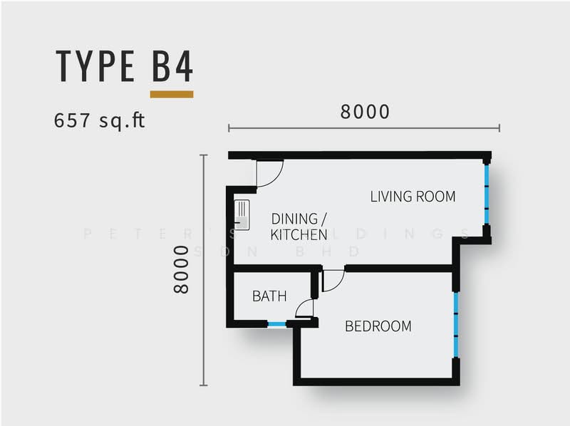 Service Residence untuk Dijual di Cherita oleh Peter's Holdings Sdn Bhd - iProperty.com.my