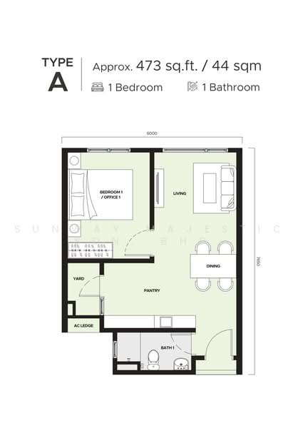 Kediaman Servis untuk Dijual di Sunway Majestic ARA @ JBCC oleh Sunway Majestic Sdn. Bhd. - iProperty.com.my