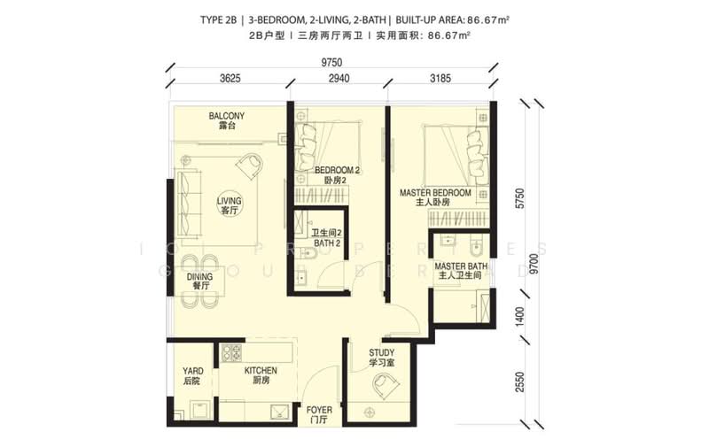 Kediaman Servis untuk Dijual di Wave @ Marina Cove oleh IOI Properties Group Berhad - iProperty.com.my