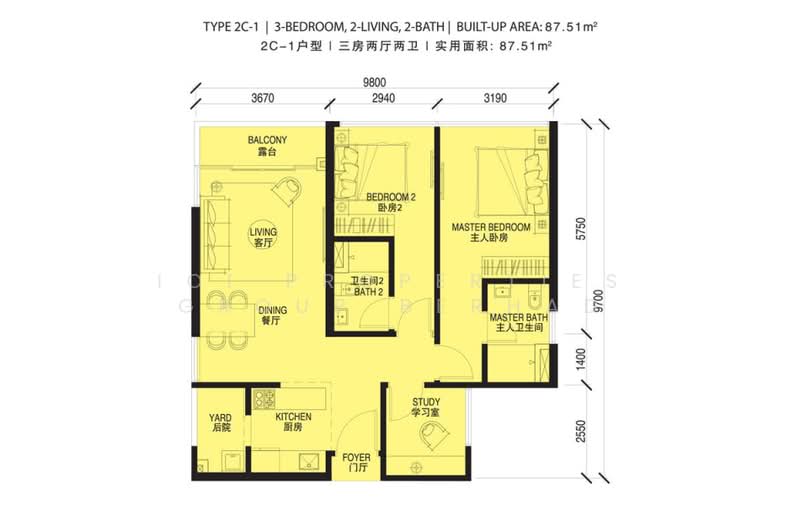 Kediaman Servis untuk Dijual di Wave @ Marina Cove oleh IOI Properties Group Berhad - iProperty.com.my