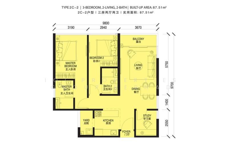 Kediaman Servis untuk Dijual di Wave @ Marina Cove oleh IOI Properties Group Berhad - iProperty.com.my