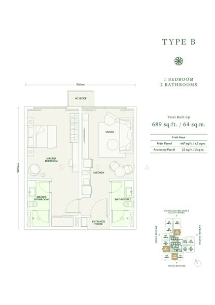 Service Residence untuk Dijual di Parkside Residences @ Setia Federal Hill oleh SP Setia - iProperty.com.my