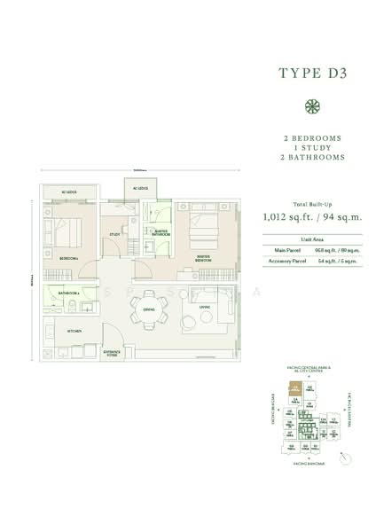 Service Residence untuk Dijual di Parkside Residences @ Setia Federal Hill oleh SP Setia - iProperty.com.my