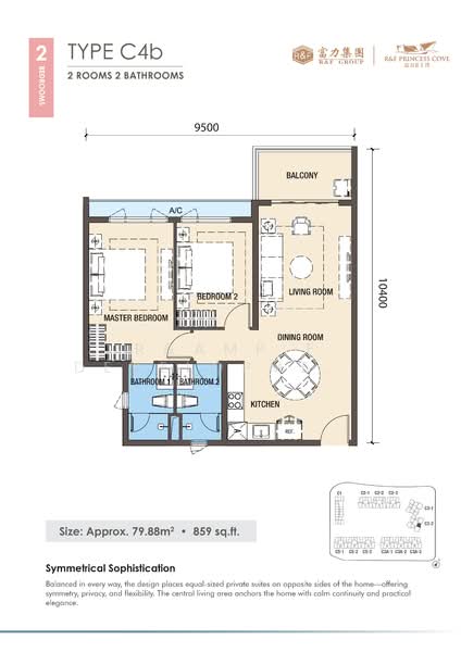 Apartment for Sale in R&F Princess Cove Phase 3-New Casa Suites by R&F DEVELOPMENT SDN BHD - iProperty.com.my