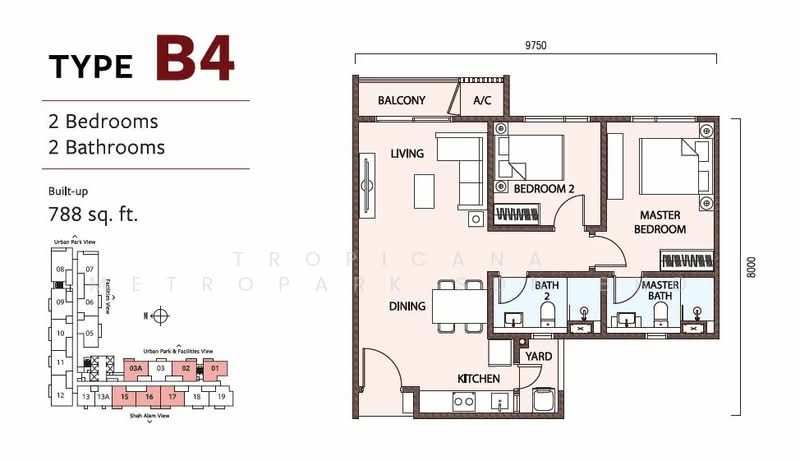 Service Residence untuk Dijual di SouthPlace 2 Residences oleh Tropicana Metropark Sdn Bhd - iProperty.com.my