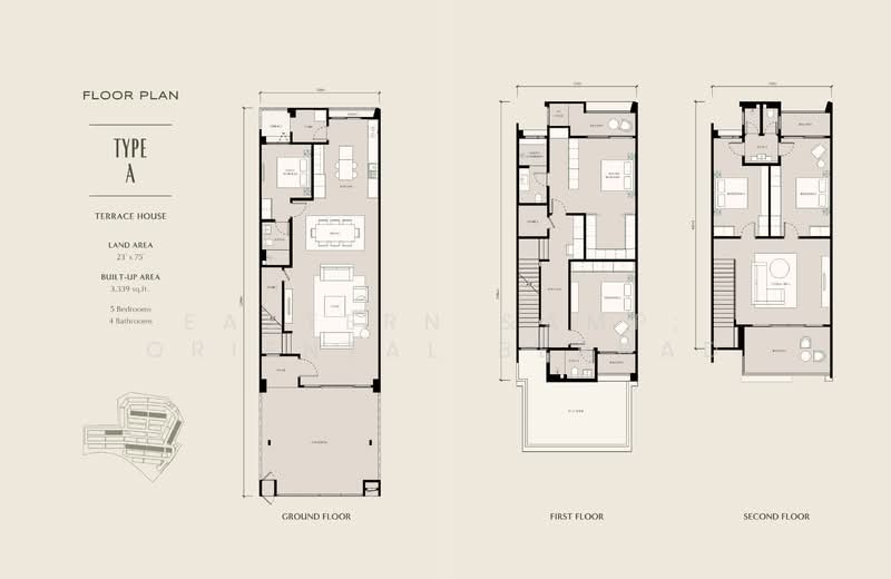 3-storey Terraced House for Sale in Seksyen U15, Shah Alam by EASTERN & ORIENTAL BERHAD - iProperty.com.my