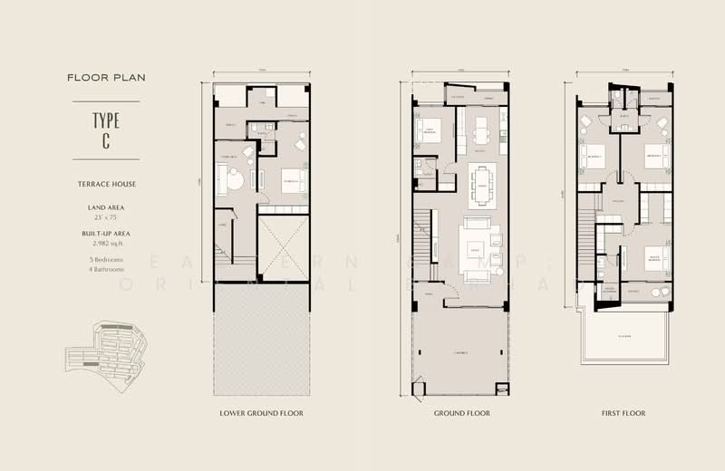 3-storey Terraced House for Sale in Seksyen U15, Shah Alam by EASTERN & ORIENTAL BERHAD - iProperty.com.my