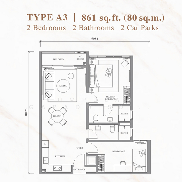 Condominium for Sale in River Park Bangsar South by Kumpulan Gapadu Sdn Bhd - iProperty.com.my
