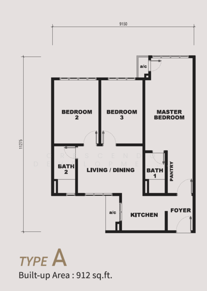 Service Residence for Sale in Senyum Residences by Crescendo Development Sdn. Bhd. - iProperty.com.my