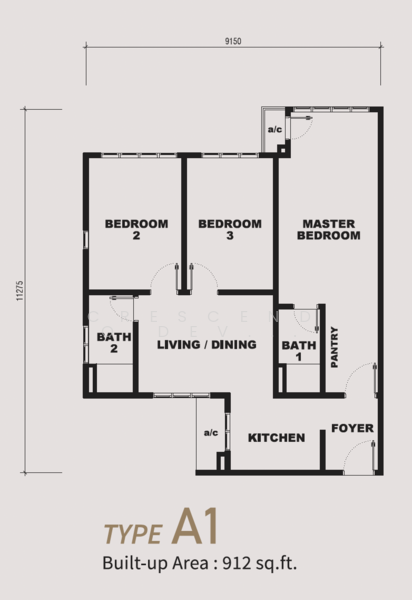 Service Residence for Sale in Senyum Residences by Crescendo Development Sdn. Bhd. - iProperty.com.my