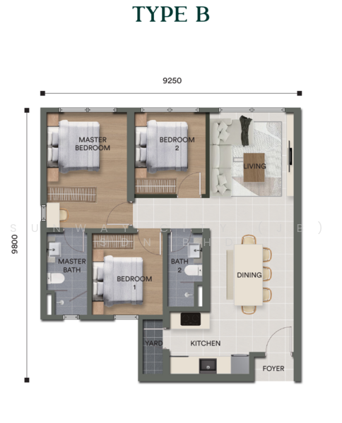 Service Residence for Sale in Sunway LakeHills by Sunway City (JB) Sdn Bhd - iProperty.com.my