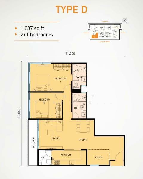 Service Residence for Sale in Sunway Citrine Residences by Sunway Iskandar Sdn Bhd - iProperty.com.my