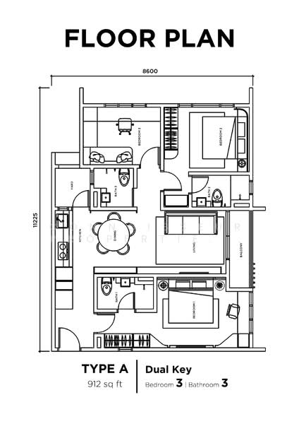 Service Residence for Sale in Summer Suites - Residensi Bukit Meldrum by Connoisseur Properties Sdn Bhd - iProperty.com.my