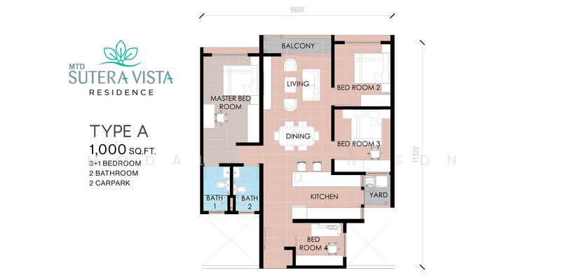 Condominium untuk Dijual di MTD Residensi Sutera Vista oleh Modal Ehsan Sdn Bhd - iProperty.com.my