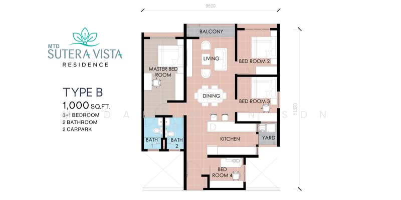 Condominium untuk Dijual di MTD Residensi Sutera Vista oleh Modal Ehsan Sdn Bhd - iProperty.com.my