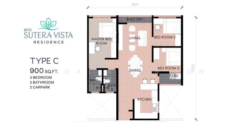 Condominium untuk Dijual di MTD Residensi Sutera Vista oleh Modal Ehsan Sdn Bhd - iProperty.com.my