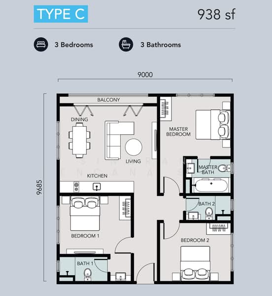 Apartment for Sale in StarLight Residences by SINARAN KENCANA SDN. BHD. - - iProperty.com.my