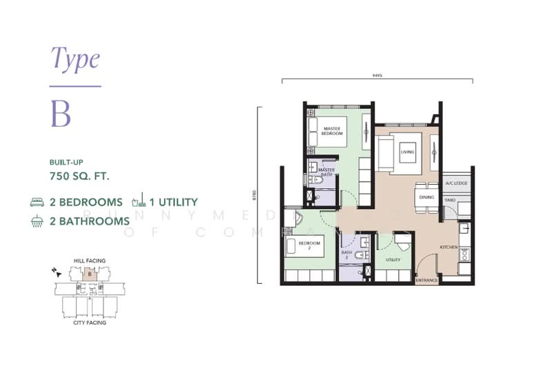 Kediaman Servis untuk Dijual di Runnymede Valley Ampang : Merdu Residences oleh Runnymede Group of Companies - iProperty.com.my