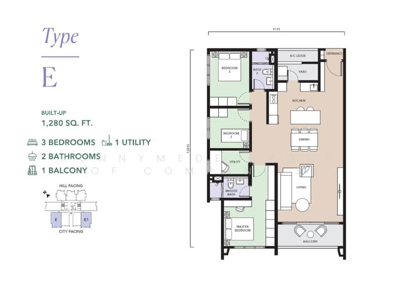 Kediaman Servis untuk Dijual di Runnymede Valley Ampang : Merdu Residences oleh Runnymede Group of Companies - iProperty.com.my