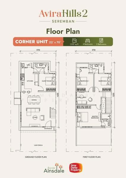 2-storey Terraced House for Sale in Bandar Ainsdale, Seremban by Sime Darby Property Berhad - iProperty.com.my