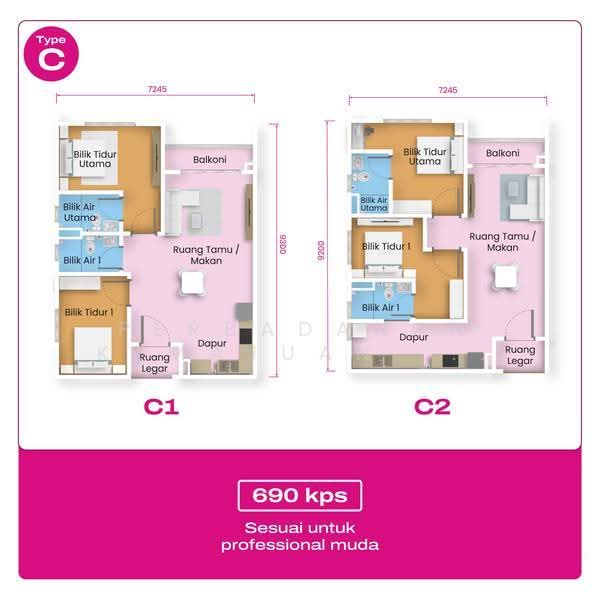Service Residence for Sale in Linkar 52 Seksyen 14, Shah Alam by Perbadanan Kemajuan Negeri Selangor (PKNS) - iProperty.com.my