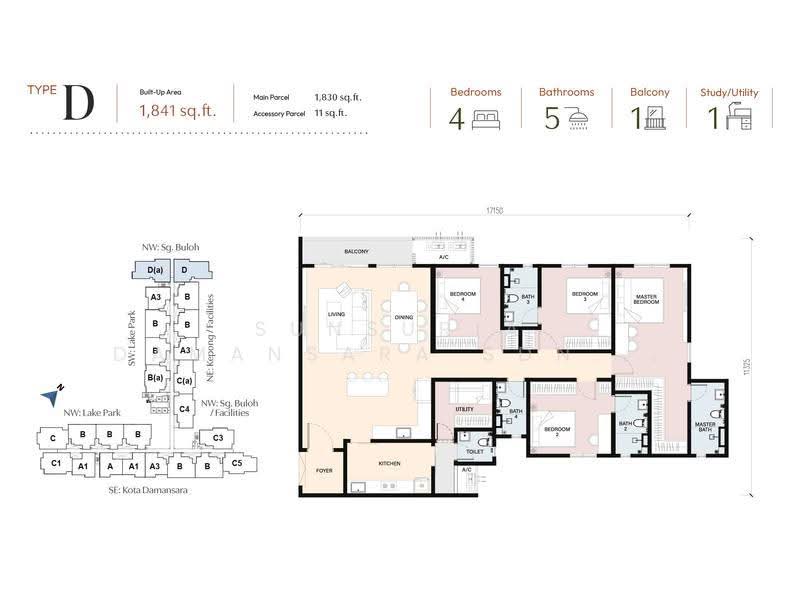 Condominium for Sale in Residensi RIA by Sunsuria Damansara Sdn Bhd - iProperty.com.my